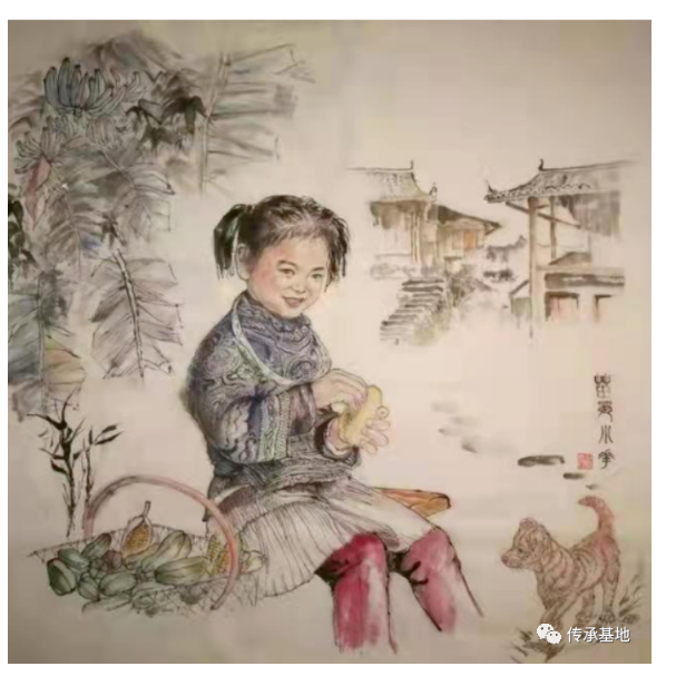 畫(huà)，留千古芬芳
